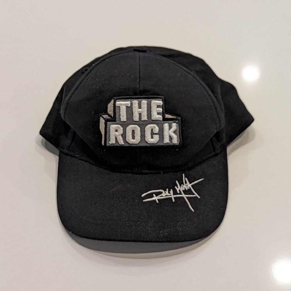 Vintage 90s The Rock 'Rocky Maivia' WWE WWF War Zone Snapback Cap Hat